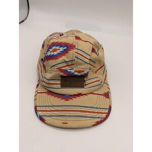 Obey Propaganda 5 Panel Hat Mens Beige Aztec Tribal Cap Strapback